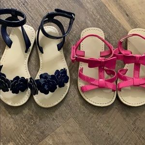 Two pair of Gymboree Sandals, size 6